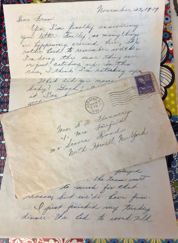 Dear Fran (From Corning, NY)